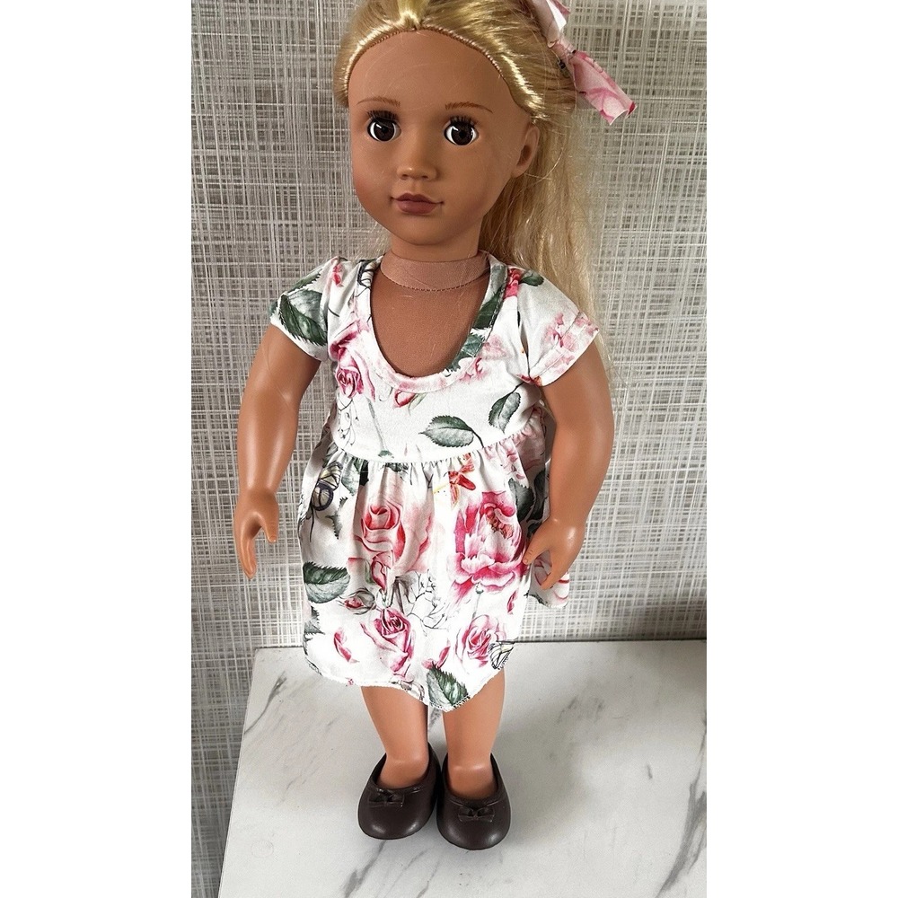 Our Generation Doll 18" Long Blonde Growing Hair Braids Battat FFF